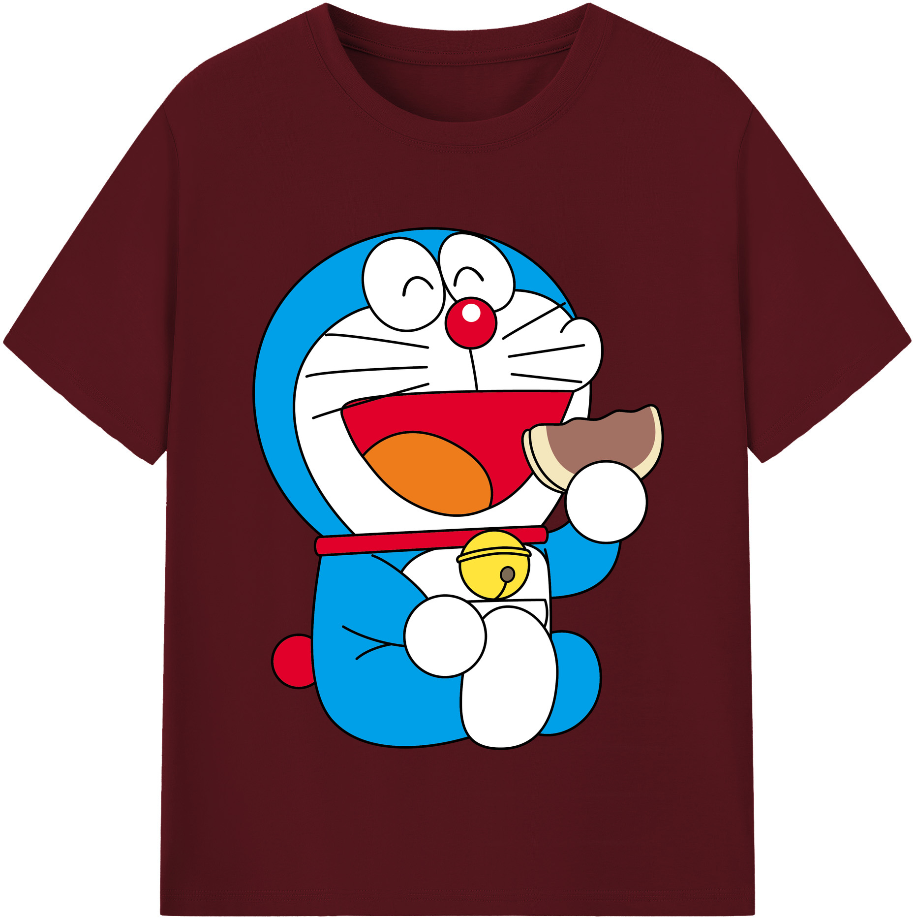 （画像用） ドラえもん Doraemon 綿100％半袖Tシャツ（フロントプリント）